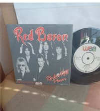 Tumnagel för auktion "Red Baron rock and roll power udda"