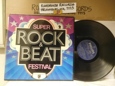 Tumnagel för auktion "SUPER ROCK & BEAT FESTIVAL - 2 - V/A"
