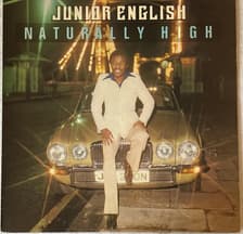 Tumnagel för auktion "JUNIOR ENGLISH Naturally High LP -78 UK BURNING SOUNDS BS 1032 ** Lovers rock **"