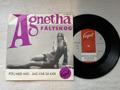 Tumnagel för auktion "Agnetha Fältskog - Jag var så kär     45 rpm"