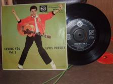 Tumnagel för auktion "elvis presley ep.australien press. loving you vol.2"