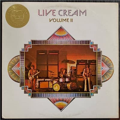 Tumnagel för auktion "Cream - Live Cream Volume II, Rare US promo-press"