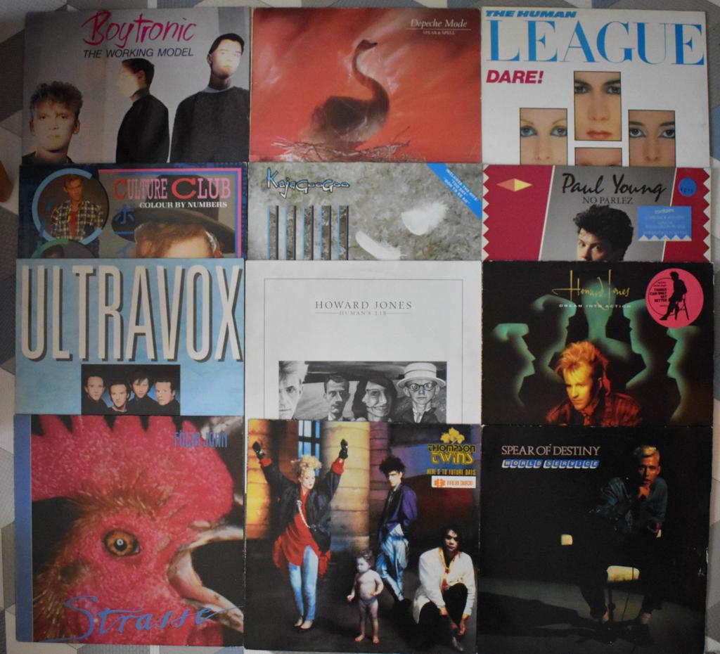 25 x LP/12" maxi SYNTH FRÅN 80TALET!! (Alphaville/Depeche Mode