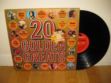 Tumnagel för auktion "V/A - 20 golden greats LP / Jimi Hendrix/Slade/Cream/The Who"