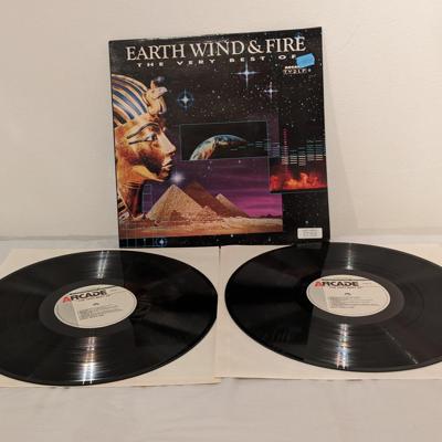 Tumnagel för auktion "Earth, Wind & Fire - The very best of (Dubbel vinyl)"