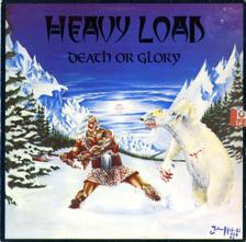 Tumnagel för auktion "HEAVY LOAD DEATH OR GLORY LP + SINGEL"