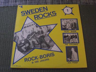 Tumnagel för auktion "V/A - Sweden Rocks Vol.1 [ Rock-Boris & His Jailers mm ]"