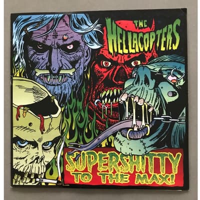 Tumnagel för auktion "THE HELLACOPTERS SUPERSHITTY TO THE MAXI ’YELLOW VINYL"