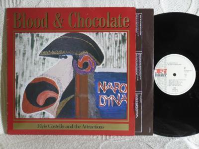 Tumnagel för auktion "ELVIS COSTELLO AND THE ATTRACTIONS - BLOOD AND CHOCOLATE - X FIEND 80"