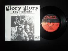 Tumnagel för auktion "The Rascals -	Glory Glory / You Don't Know_1970/7" Vinylsingel/SWE Press"