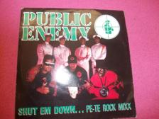 Tumnagel för auktion "Public Enemy – Shut Em Down ... Pe-Te Rock Mixx"