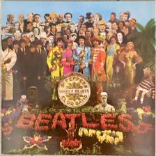 Tumnagel för auktion "The Beatles - Sgt Pepper’s lonely hearts club band"