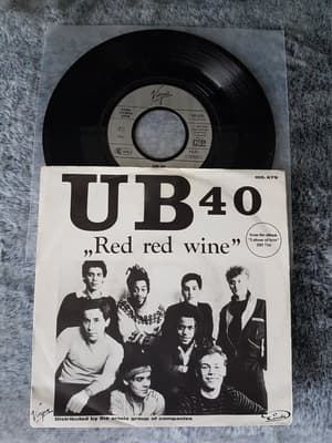 Tumnagel för auktion "UB 40 - RED RED WINE (VINYLSINGEL)"