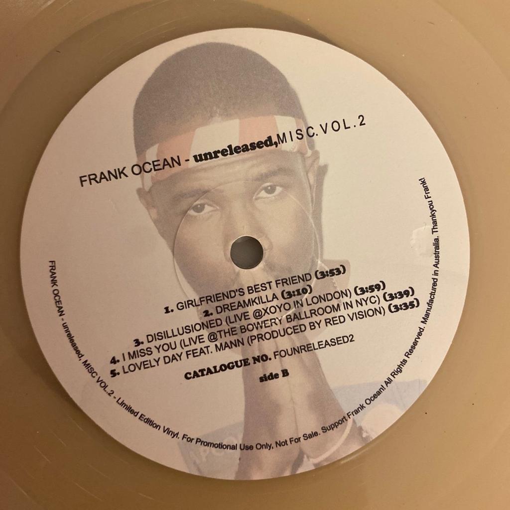 Frank Ocean - unreleased,MISC . VOL.2