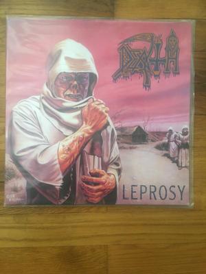Tumnagel för auktion "Death - Leprosy Svart Vinyl"