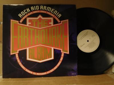 Tumnagel för auktion "ROCK AID ARMENIA - THE EARTHQUAKE ALBUM - V/A - GENESIS.."