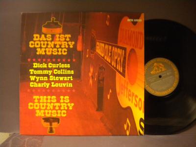 Tumnagel för auktion "DAS IST COUNTRY MUSIC/ THIS IS COUNTRY MUSIC - V/A - DICK CURLESS..."