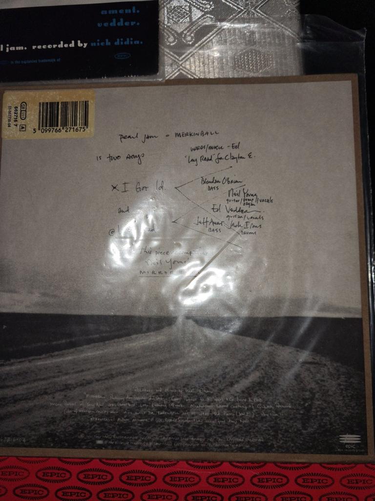 Pearl jam merkin ball Vinylkoll