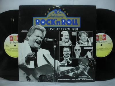Tumnagel för auktion "30-ÅRS JUBILEUM ROCK 'N' ROLL LIVE AT TYROL 1988 - V/A -2-LP"