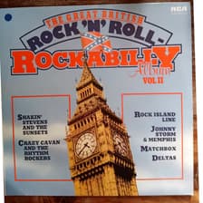 Tumnagel för auktion "The Great British rock n roll Rockabilly album vol 2"