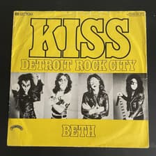 Tumnagel för auktion "Kiss - Detroit Rock City (1976, Germany) 7" singel VG/VG !!! RARE !!!"