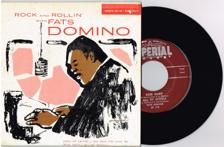 Tumnagel för auktion "FATS DOMINO * ORIGINAL US EP * ROCK AND ROLLIN ` * IMPERIAL IMP 139 * ÅR 1956 *"