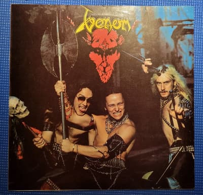 Tumnagel för auktion "Venom - Burried alive LP"