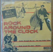 Tumnagel för auktion "Vinyl skiva - Rock Around The Clock + 3 EP."