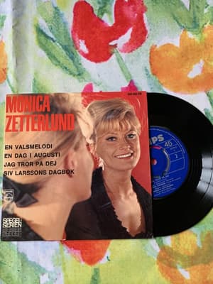 Tumnagel för auktion "MONICA ZETTERLUND…EP…EN VALSMELODI + 3"