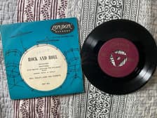 Tumnagel för auktion "EP Bill Haley & Comets - Rock and Roll /London UK -56"