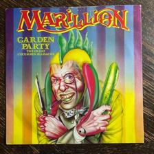 Tumnagel för auktion "MARILLION - Garden Party 1983 UK Press! AOR Prog-rock. PS-7"