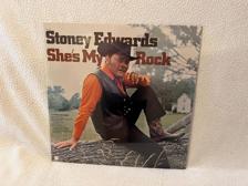 Tumnagel för auktion "Stoney Edwards – She's My Rock - US ORIGINAL 1973 - STILL SEALED! RARE"