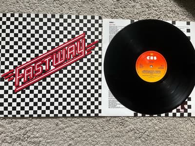 Tumnagel för auktion "Fastway/LP/orginal inner/1983/Rock/Blues/Exc!"