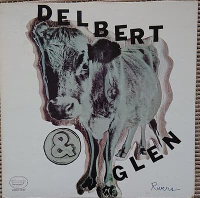 Tumnagel för auktion "Delbert McClinton&GlenPrinted USA 1972 Clean Records CN601"