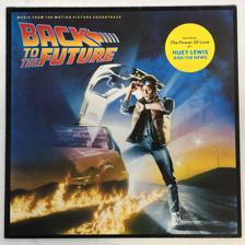 Tumnagel för auktion "V/A back to the future LP -85 Ger MCA 252 334-1 ** kult soundtrack **"