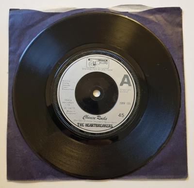 Tumnagel för auktion "The Heartbreakers (Johnny Thunders) – Chinese Rocks / Born To Lose / 7" UK -77"