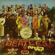 Tumnagel för auktion "Beatles - Sgt. Pepper's Lonely Hearts Club Band LP - Svensk pressning"