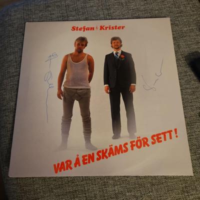 Tumnagel för auktion "Stefan&Krister Var å en skäms för sitt Singnerad"