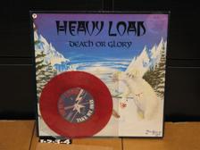 Tumnagel för auktion "HEAVY LOAD - DEATH OR GLORY LP HEAVY METAL från 1982 i fint skick"