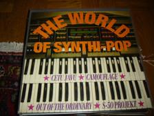 Tumnagel för auktion "Lp" -V/A The World Of Synthi-Pop-kanoners"