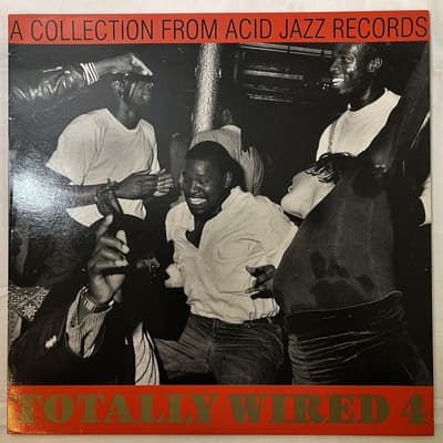 Tumnagel för auktion "V/A Totally Wired 4 LP -90 UK acid jazz JAZID LP28"