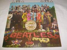 Tumnagel för auktion "BEATLES - SGT. PEPPER'S LONELY HEARTS CLUB BAND + SGT PEPPER CUT-OUTS."