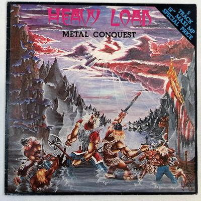 Tumnagel för auktion "HEAVY LOAD metal conquest 12"ep -81 Swe THUNDERLOAD TMP 811 ** POSTER **"