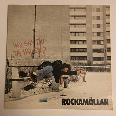 Tumnagel för auktion "ROCKAMÖLLAN - Var ska du ta vägen? LP"