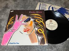 Tumnagel för auktion "CHAKA KHAN I FEEL FOR YOU TYSKLAND PRESS LP "