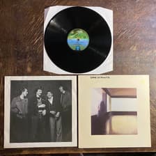 Tumnagel för auktion "DIRE STRAITS - Same 1978. UK Press! Originalinner! Prog-rock"