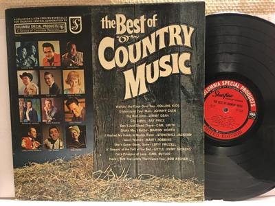 Tumnagel för auktion "THE BEST OF COUNTRY MUSIC - V/A"
