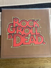 Tumnagel för auktion "Vinyl LP - Rock & Roll Is Dead"