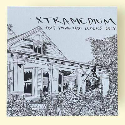 Tumnagel för auktion "Xtramedium LP (punk folkpunk folkmusik DIY vinyl)"