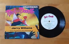 Tumnagel för auktion "JERRY WILLIAMS - Rock-a-Doodle 7" Swe-91 - Boppers / Jordanaires - Rare"